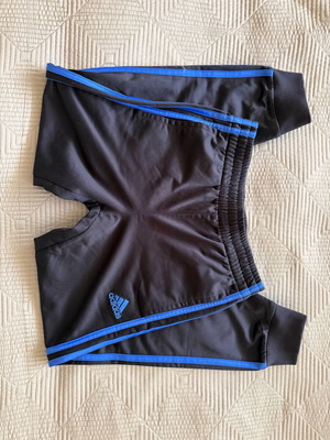 Adidas kids' sweatpants like new, black blue, size S