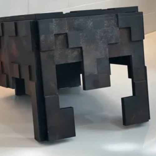 Minecraft Netherite Helmet 3D Printed Decorative Gamer Figurine