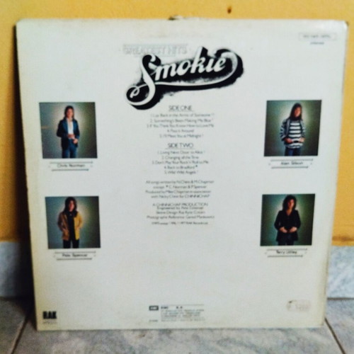 Smokie Greatest Hits vinyl record used, rock