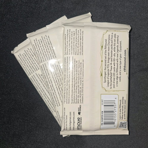 Riftbound Spiritforged booster packs brand new, bundle of 3