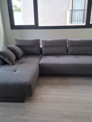 Tsimachidis Happy Hour corner sofa new, 320x220 cm, adjustable seat depth