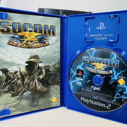 Socom US Navy Seals PS2 game with headset, used, English