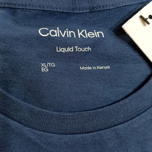Calvin Klein men's short-sleeve t-shirt XL blue new