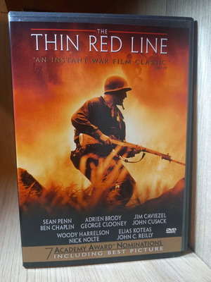 Thin Red Line DVD like new, Region1 with English subtitles