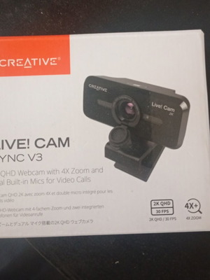 Creative Live Cam Sync V3 2k web camera ολοκαίνουρια
