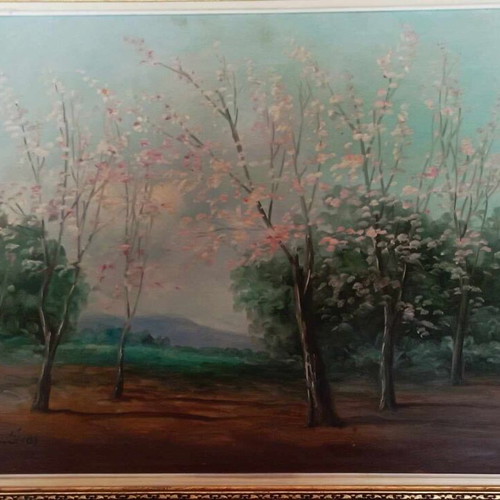 A. Lefkadios oil painting like new