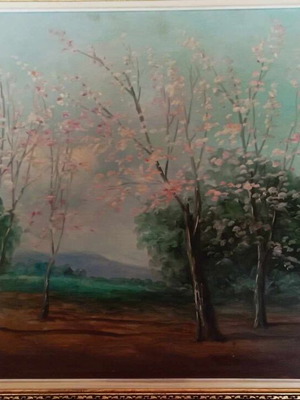 A. Lefkadios oil painting like new