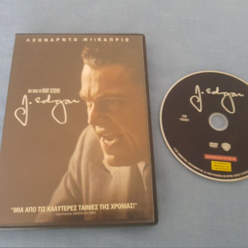 J. Edgar DVD used, biography with subtitles