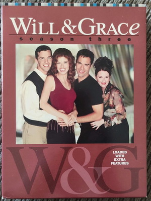 Will & Grace Season 3 DVD used, original digipack, region 1