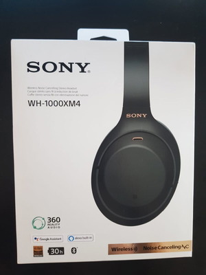 Sony WH-1000XM4 headphones like new, wireless and wired