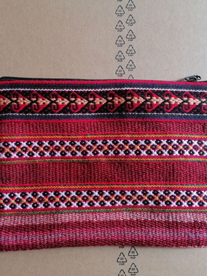 Peruvian woven toiletry bag new, made of sheep wool