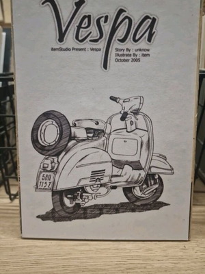 Wooden Vespa decoration like new