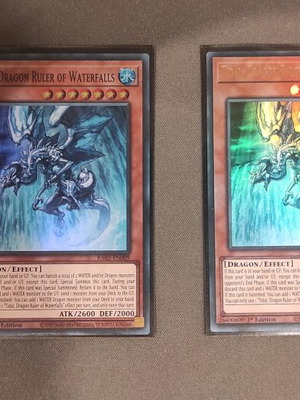 Yugioh Konami Dragon Ruler Tidal σε άριστη κατάσταση x2