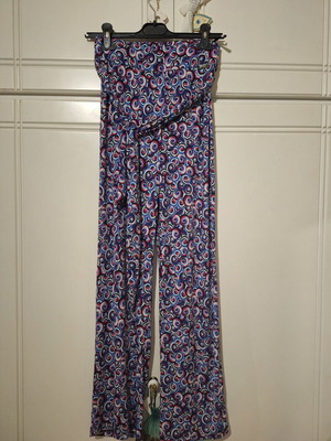 High-waist pants colorful, new, size M 38 10