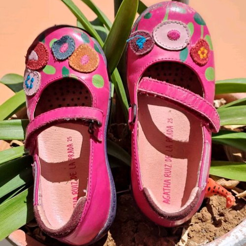 Ballerina shoes used, size 25, multicolor