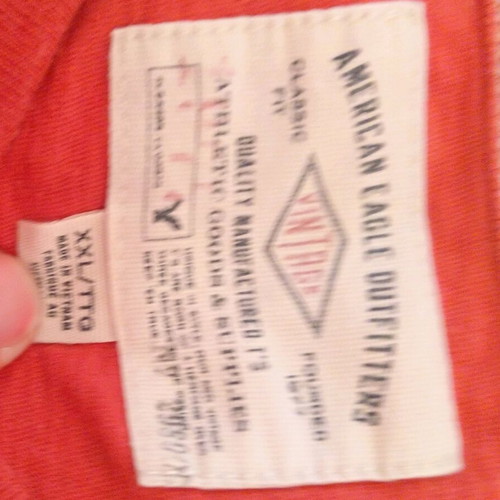 American Eagle Men's t shirt XXL like new, orange