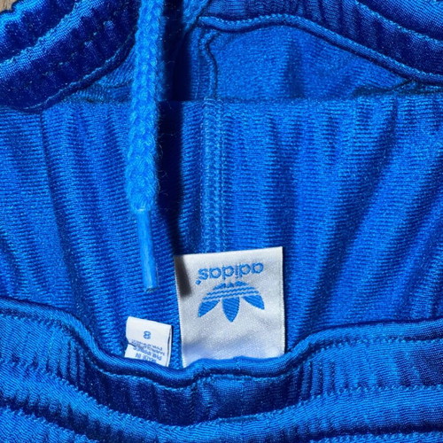 Adidas tracksuit S authentic like new, blue and red with zipper
