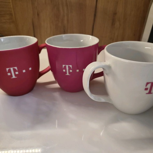 Telekom mugs like new, set of 3 pieces