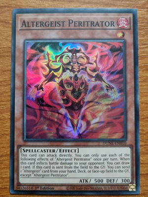Altergeist Peritrator DUNE σαν καινούργιο, Super Rare 1η έκδοση