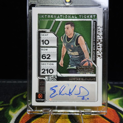 2025-26 Contenders Panathinaikos Euroleague International Ticket Kostas Sloukas new