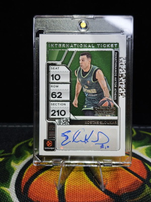 2025-26 Contenders Panathinaikos Euroleague International Ticket Kostas Sloukas new