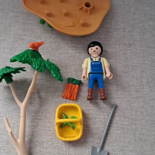 Playmobil farmer in the garden like new