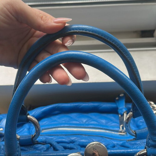Marc Jacobs Stam shoulder bag like new, blue leather