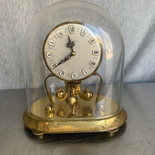 Kern annual table clock used with glass dome