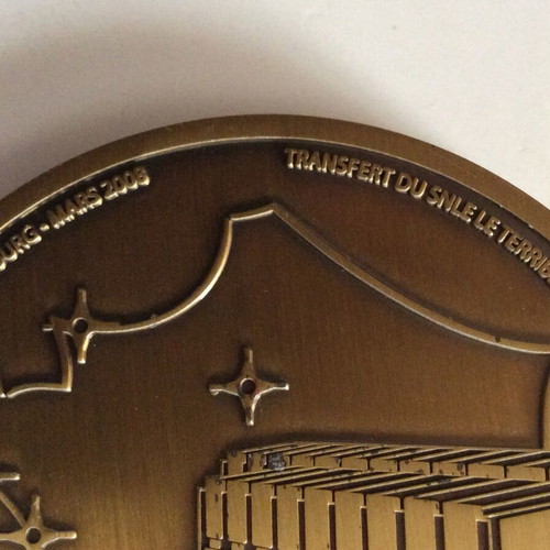 DCNS commemorative medal for nuclear submarine LE TERRIBLE like new