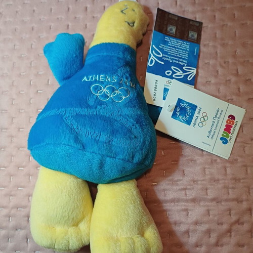 Phoebus mascot Athens 2004 Olympic Games new, height 24cm