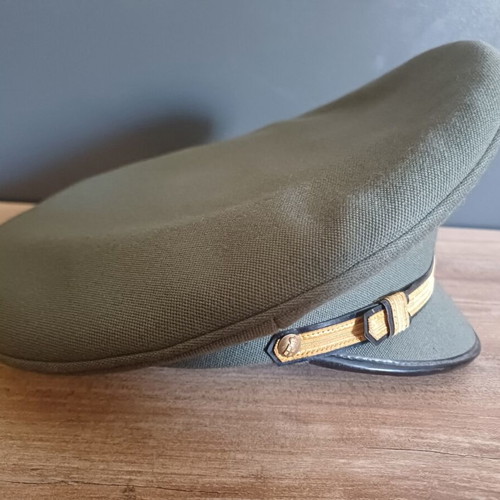 Military cap used, Greek army officer's peaked hat