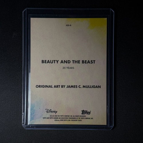 Topps Chrome Disney 2026 Beauty and the Beast SSP Case Hit AD-6 new