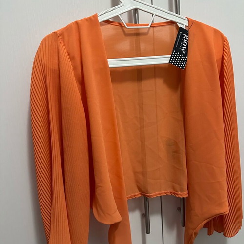 Thin blouse with bell sleeves one size