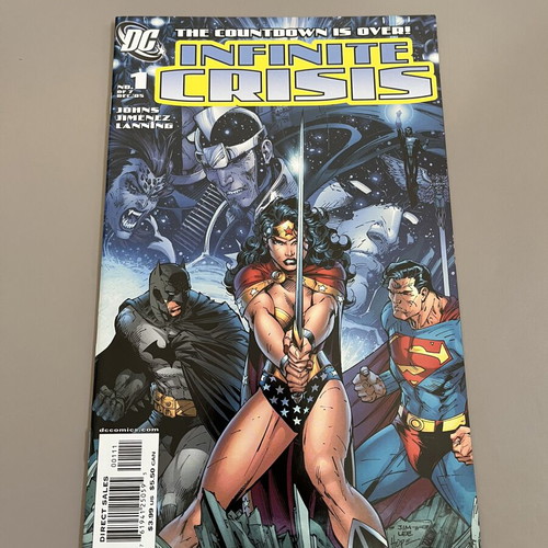Infinite Crisis #1-7 comic set with Jim Lee covers