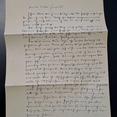 Authentic German military Feldpost letter used, World War II