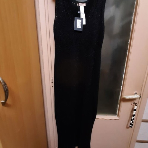 Twinset dress new, size XXL, black with side slits