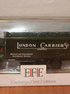 EFE 10503 AEC Mammoth 6 Wheel Box Van London Carriers καινούργιο, κλίμακα 1:76