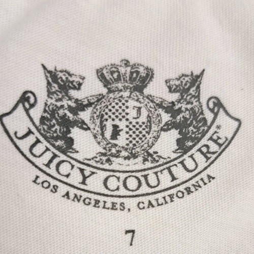 Juicy Couture blouse 7 years like new, white, elastic