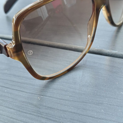Giorgio Armani sunglasses like new, brown and purple