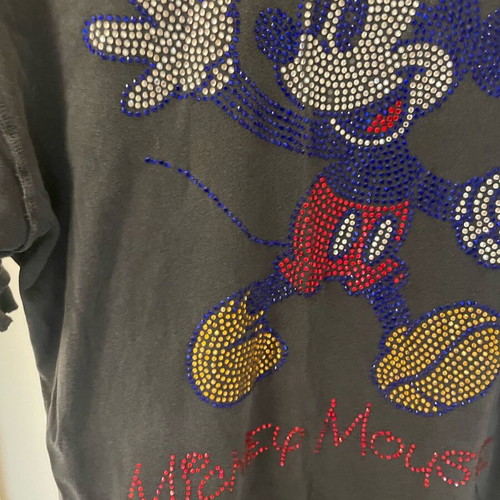 Blouse collectible with Swarovski and Disneyland design, size M, like new