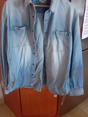 Timberland jean shirt used, size XL, blue