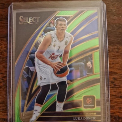 Panini Euroleague Select Real Madrid Luka Doncic card new