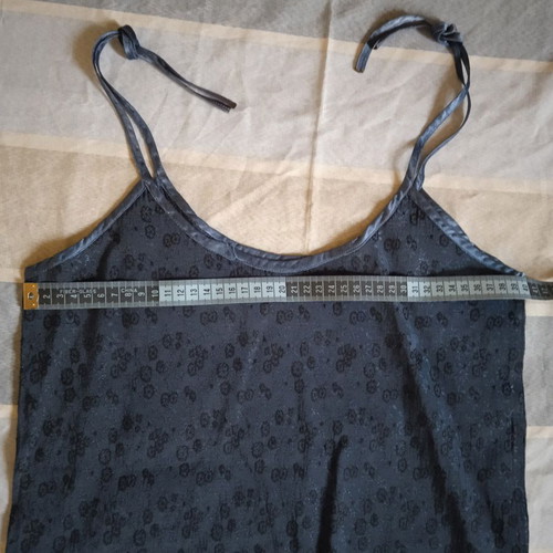 Vintage dark blue camisole with satin straps size S like new