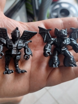Γυπαετός και Νυχτερίδα Beasts φιγούρες 3d εκτύπωση καινούργιο