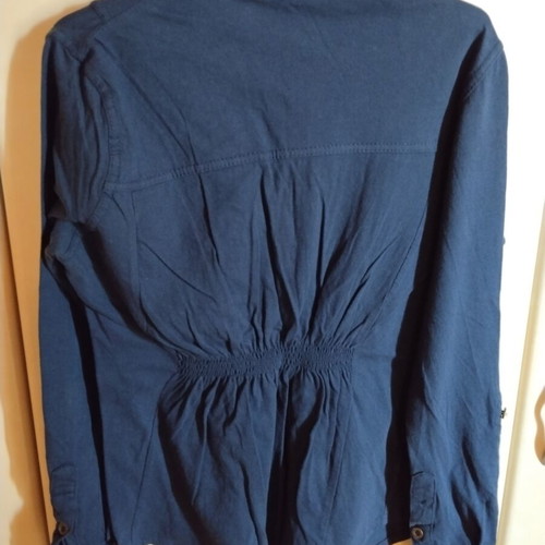 Lee Cooper long sleeve shirt blouse navy blue like new