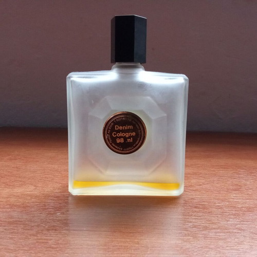 Vintage Denim fragrance bottle from 1980s used, eau de cologne