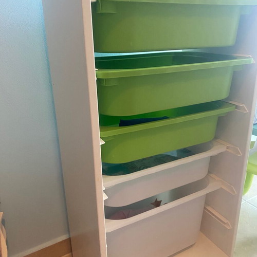 Ikea bookcase with boxes 60x22x128 used