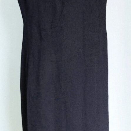 Chiffon dress Burda model navy blue L XL like new