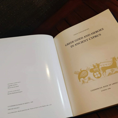 Greek Gods And Heroes In Ancient Cyprus book like new, English edition