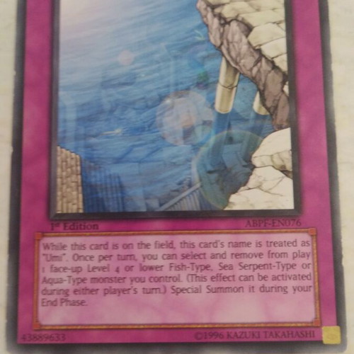 Forgotten Temple of the Deep Yu-Gi-Oh card like new